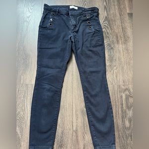 Loft navy skinny legging dress pants